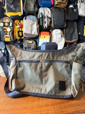 Alpha One Niner Chio X Olive Green Men's Crossbody Shoulder Bag